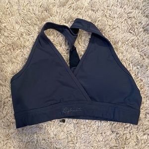 Alphalete Surface Laser Cut Wrap Bra